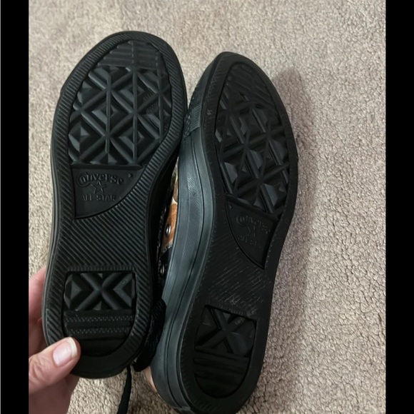 Custom print whimsigoth Chuck Taylor Converse high top sneakers US 6.5 women’s - Picture 5 of 8